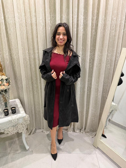 Leather Coat