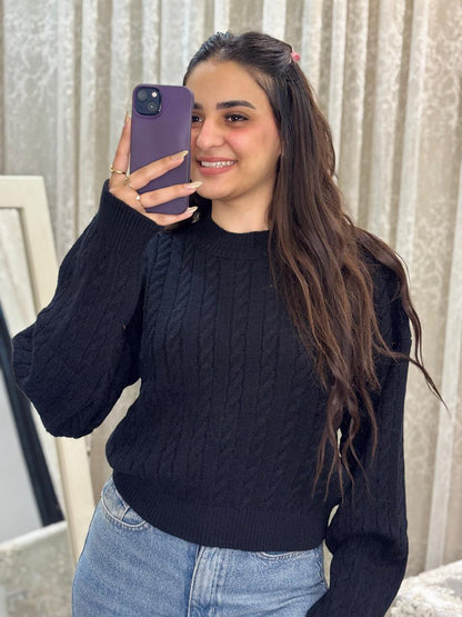 Pullover Stomach Wool