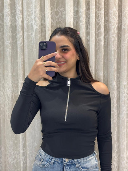 Top Cotton Lycra Off Shoulder